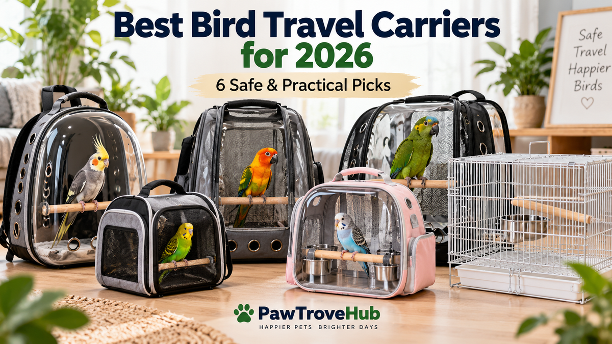 Best bird travel carriers for parrots, parakeets and cockatiels
