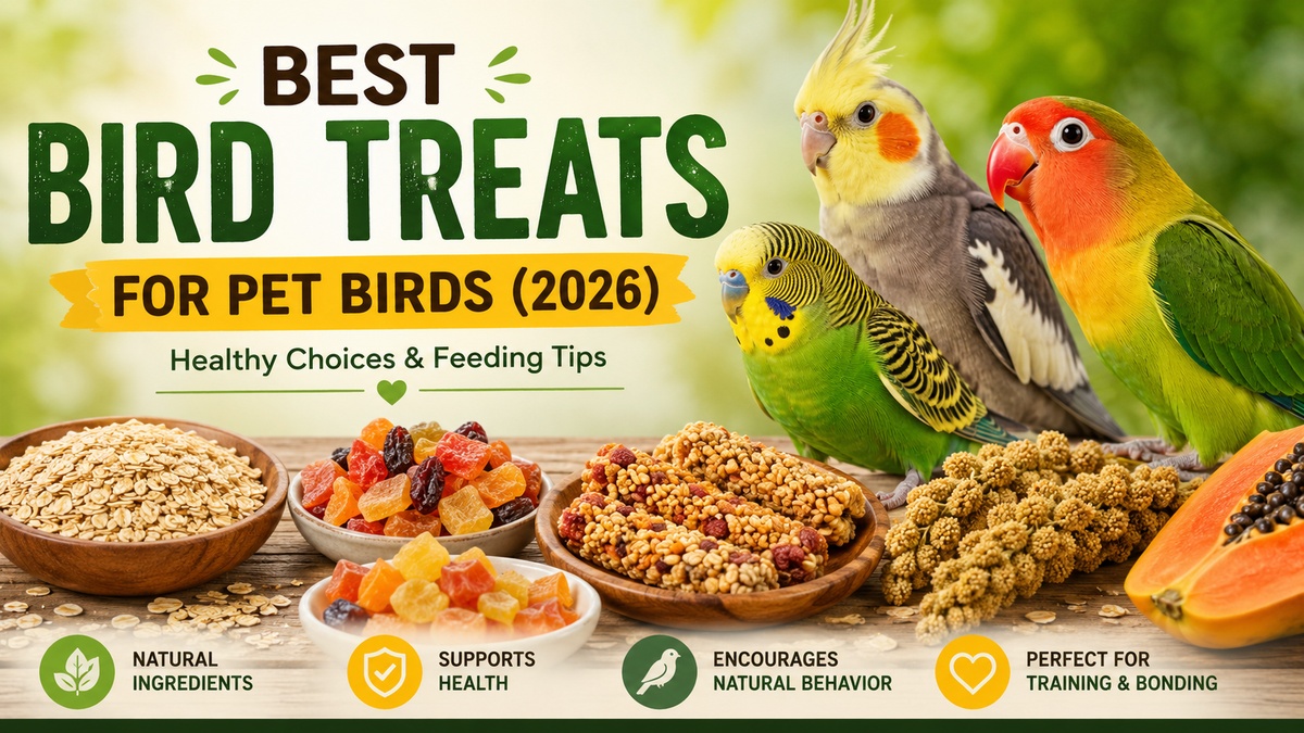 Best Bird Treats for Pet Birds (2026): Healthy Choices & Feeding Tips