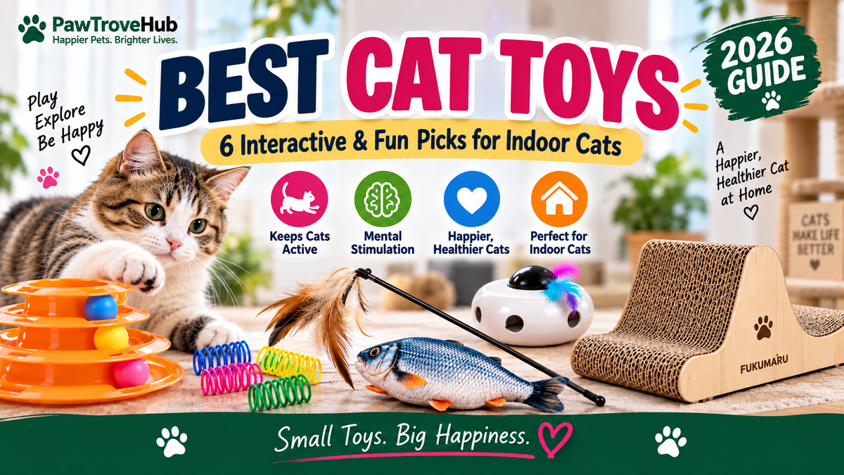 Best Cat Toys for Indoor Cats (2026): 6 Interactive & Fun Picks