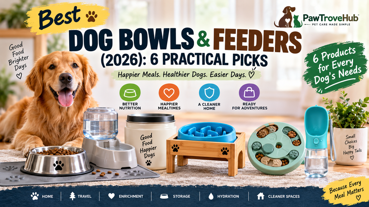 Best dog bowls and feeders 2026 – 6 practical picks for everyday dog feeding
