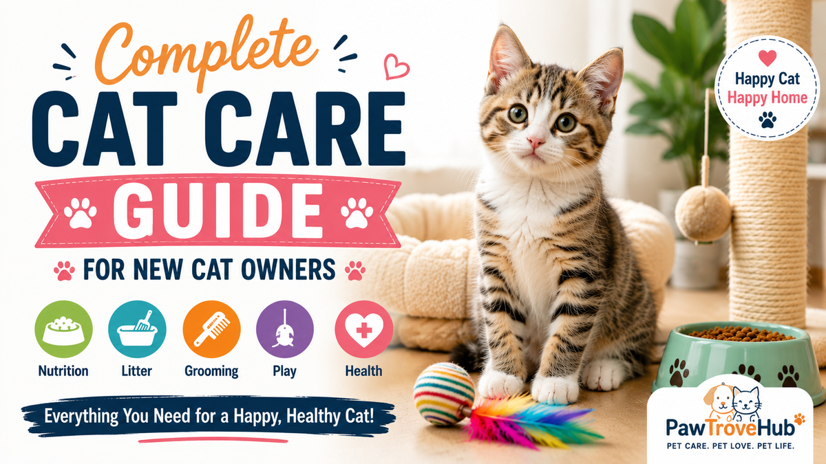Complete Cat Care Guide for New Cat Owners