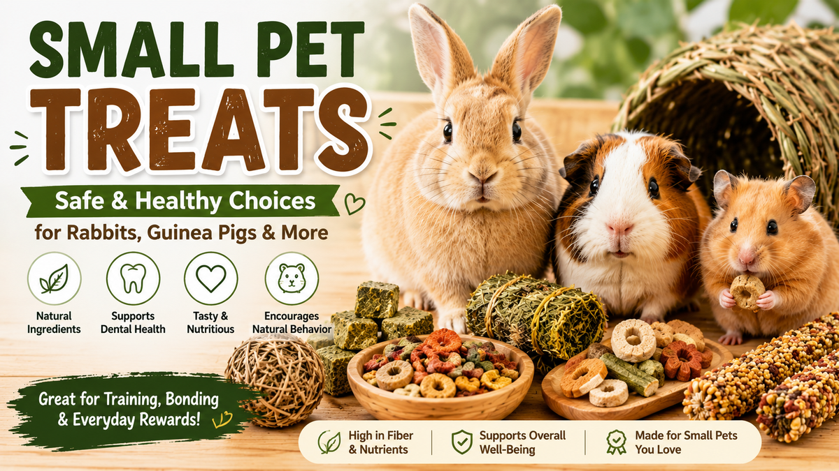 Small Pet Treats: Safe & Healthy Choices for Rabbits, Guinea Pigs & More